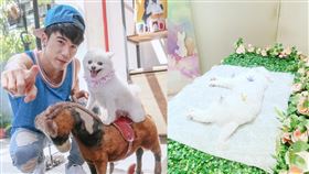 JR身為繼父對「棉花糖」仍疼愛有加，連拍寫真都帶上她一同入鏡。（圖／翻攝自JR Instagram）