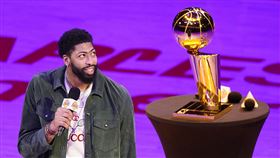 ▲湖人隊2020年的冠軍因為是在泡泡圈中進行，遭質疑純度不高。（圖／美聯社／達志影像）