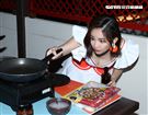 鍾欣怡出席「胡同」燒肉集團攜手聯名新美味活動。（記者邱榮吉/攝影）