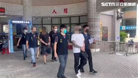 北市警方前往樹林逮捕槍毒犯，桌上卻發現快篩陽性試劑。（圖／翻攝畫面）