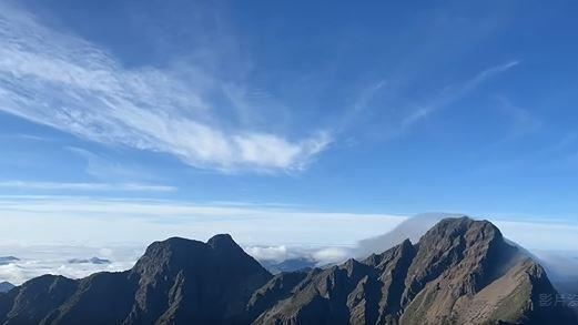揮別連日陰雨！玉山放晴　窒息美景曝