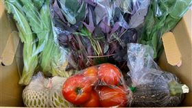 北埔鄉公所,生鮮防疫箱,蔬果,肉（圖／北埔鄉公所提供）