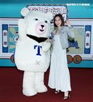 夏語心出席澎湖自行車跳島嘉年華會。（記者邱榮吉/攝影）