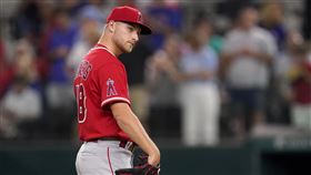 ▲戴特莫斯（Reid Detmers）先發3.2局挨2轟。（圖／美聯社／達志影像）