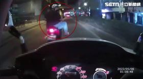 攔查圍捕,摔車,行政區,新北,翻攝畫面