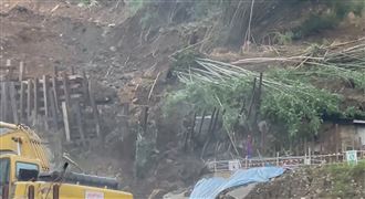 梅雨釀災！台鐵集集線邊坡崩塌毀通車