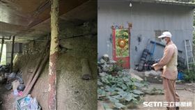 罹癌出家師父住坍屋／善種子義工團授權提供