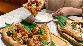 五花肉粽比薩。（圖／品牌提供）