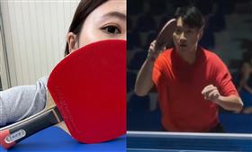 福原愛，江宏傑。(圖/臉書)