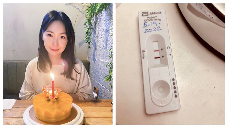 剛曬爆乳婚紗照　女星驗出「2條線」