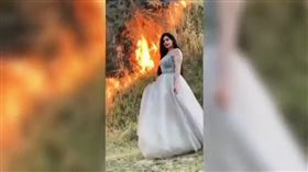 抖音　巴基斯坦　網紅　縱火　諾辛（圖／翻攝自推特）