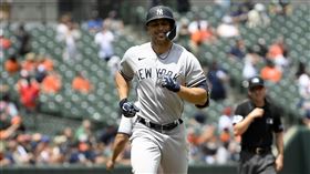 ▲史坦頓（Giancarlo Stanton）敲出本季第11轟。（圖／美聯社／達志影像）