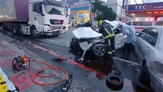 花蓮車禍！聯結車闖紅燈害1男死