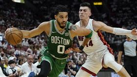 ▲泰坦（Jayson Tatum）投進4顆三分球，攻下全隊最高27分。（圖／美聯社／達志影像）