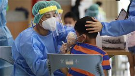 6-11歲兒童打莫德納疫苗/兒童疫苗接種(門諾醫院提供)