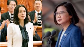 《第一人夫》中谷美紀、蔡英文。（圖／CatchPlay提供、總統府提供）