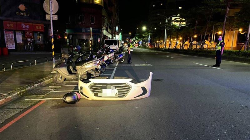 男開租賃車撞人！因「車下巴」掉遭逮