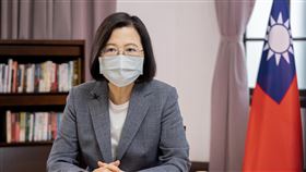 蔡總統錄製影片談台灣參與WHA總統蔡英文22日為「海外僑界赴日內瓦聲援推動台灣參與世界衛生大會活動」錄製致詞影片。（總統府提供）中央社記者葉素萍傳真 111年5月22日