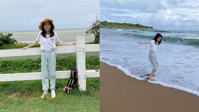 癌末少女把握最後人生　踏浪花笑了