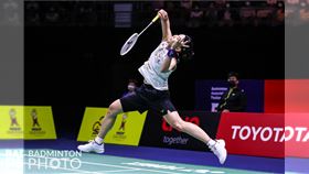 戴資穎多次展現精準的殺球技巧，讓主播球評驚呼連連。（圖／Badminton Photo提供）