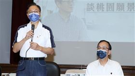 0523朱立倫張善政「桃園願景」媒體說明會（圖／記者邱榮吉攝影）
