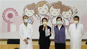 0523台北市副市長黃珊珊出席防疫專責天使誓師記者會（圖／台北市政府提供）