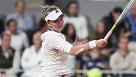 ▲衛冕冠軍卡雷茨科娃（Barbora Krejcikova）法網一輪遊。（圖／美聯社／達志影像）