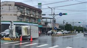 台9線花蓮康樂段1個月連5起車禍，鄉代會勘擬加左轉號誌。（圖／翻攝畫面）