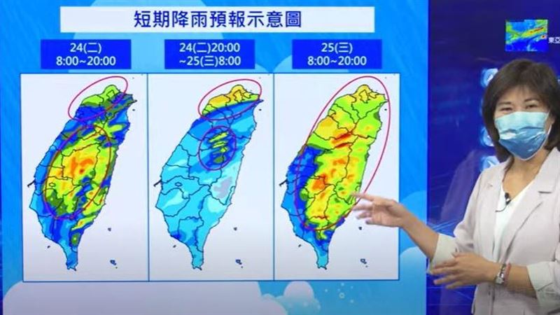 北部防豪雨「越晚雨越大」轉晴時間曝