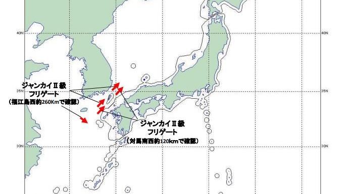 拜登訪日　共軍3艦分赴日本海太平洋
