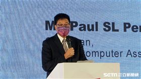 友達（2409）董事長暨台北市電腦公會理事長彭双浪出席COMPUTEX 2022台北國際電腦展。（圖／記者戴玉翔攝影）