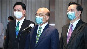 行政院長蘇貞昌今（24）日出席「2022年全球合作暨訓練架構（GCTF）終止性別暴力國際研討會開幕式」。（圖／行政院提供）