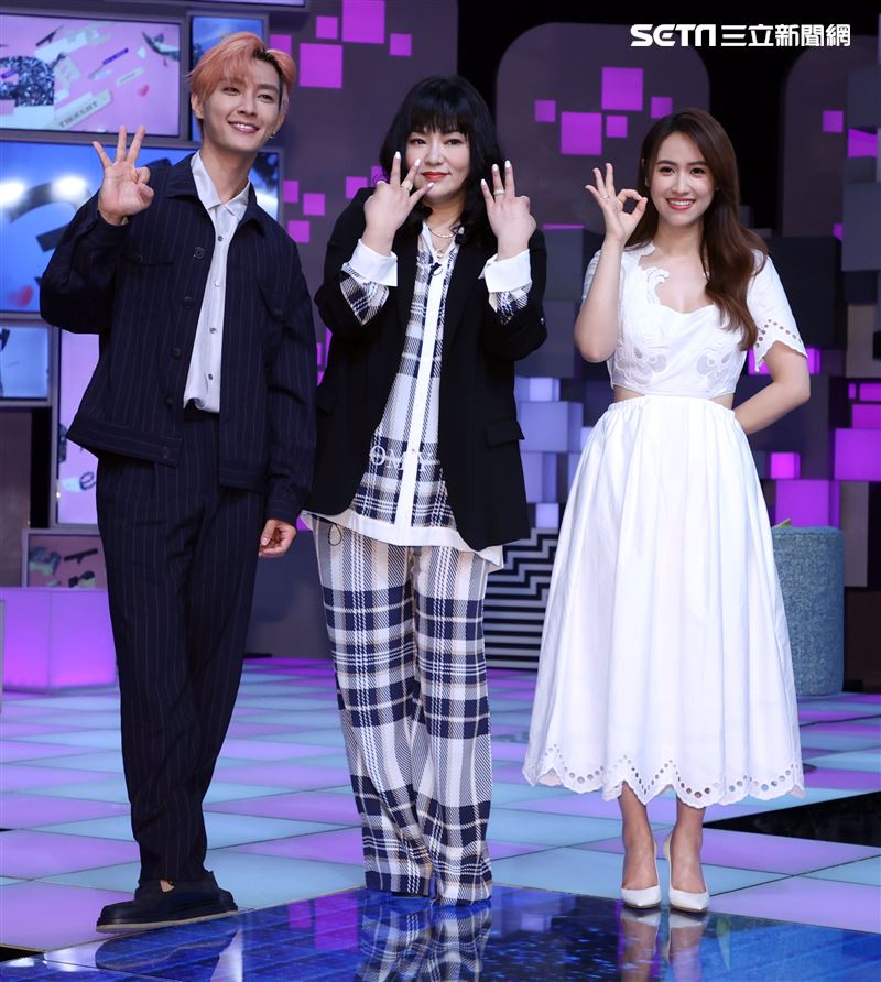 炎亞綸、唐綺陽、吳姍儒出席36題愛上你第三季記者會 。（記者邱榮吉/攝影）