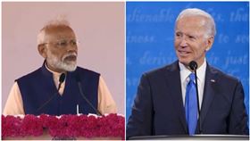 莫迪,拜登（圖／翻攝自莫迪推特、拜登臉書）