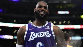 ▲「詹皇」詹姆斯（LeBron James）生涯第18度入選年度最佳陣容。（圖／美聯社／達志影像）