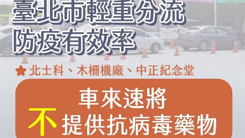 北市防疫急門診分流！領藥條件一次看