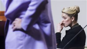 強尼戴普（Johnny Depp）與前妻安柏赫德（Amber Heard）官司最終戰。（圖／美聯社／達志影像）