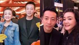 張蘭不時在直播中同框汪小菲。（圖／翻攝自汪小菲微博）