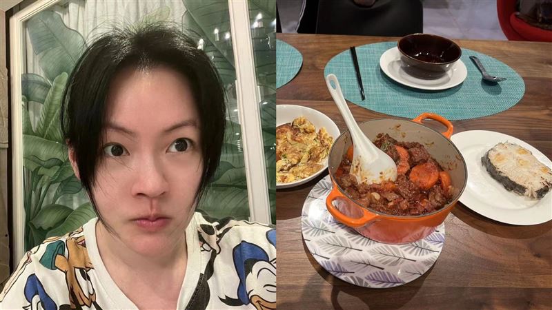 小S當良母秀一桌菜　下秒慘現世報