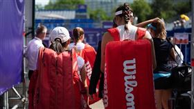 ▲詹皓晴和日本女將青山修子組成的「台日聯軍」，26日在法國網球公開賽女雙止步首輪。（圖／翻攝自詹皓晴Angel Chan臉書粉專）