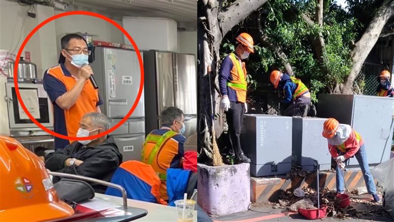 居隔家用垃圾爆量！清潔班長做到猝逝