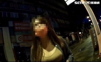 高雄正妹闖紅燈慘了　1個畫面看超久