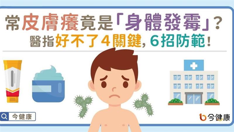 常常皮膚發癢竟然是「身體發霉」？！