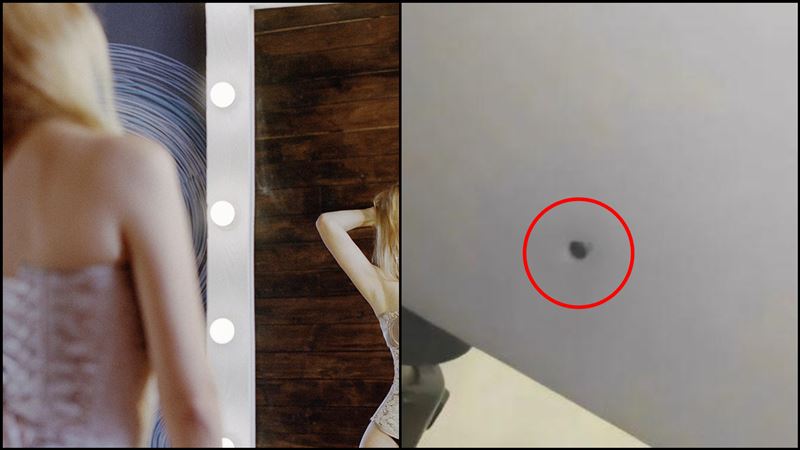 插電化妝鏡發現針孔　正妹崩潰被看光