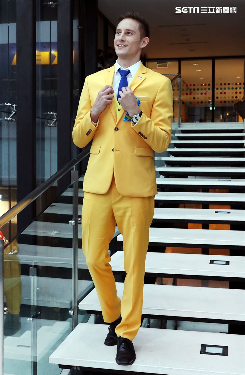 外國男星馬丁三立新聞網專訪。（記者邱榮吉/攝影）