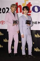 2022流行音樂獎九澤 CP。（記者邱榮吉.楊澍/攝影）