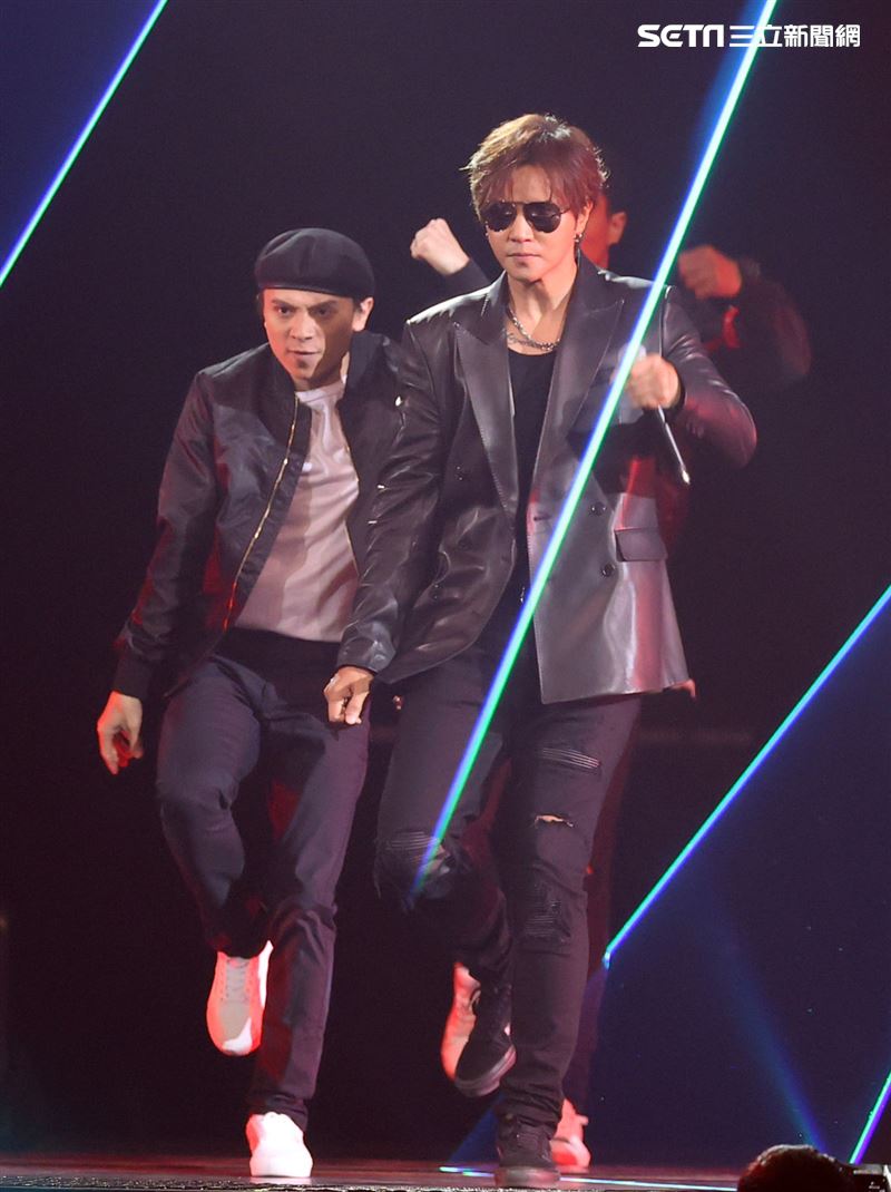 因為感情糾紛，導致形象受損暫停演藝工作的羅志祥，昨重返2022流行音樂獎頒獎典禮舞台演。（記者邱榮吉.楊澍/攝影）