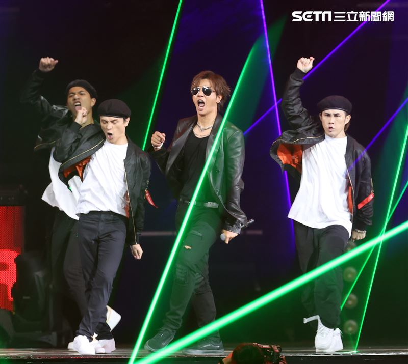 因為感情糾紛，導致形象受損暫停演藝工作的羅志祥，昨重返2022流行音樂獎頒獎典禮舞台演。（記者邱榮吉.楊澍/攝影）