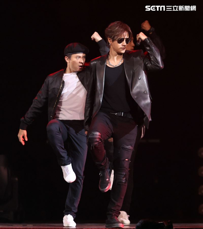 因為感情糾紛，導致形象受損暫停演藝工作的羅志祥，昨重返2022流行音樂獎頒獎典禮舞台演。（記者邱榮吉.楊澍/攝影）