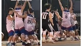  湖北籃球奇葩防守（圖／翻攝自D視頻）